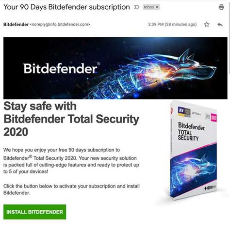 bitdefender 90 days trial 2024